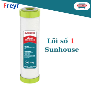 Lõi Lọc Thô Số 1 Sunhouse SHRLL1 PP 5 Micron Chính Hãng Dành Cho Máy Lọc Nước RO