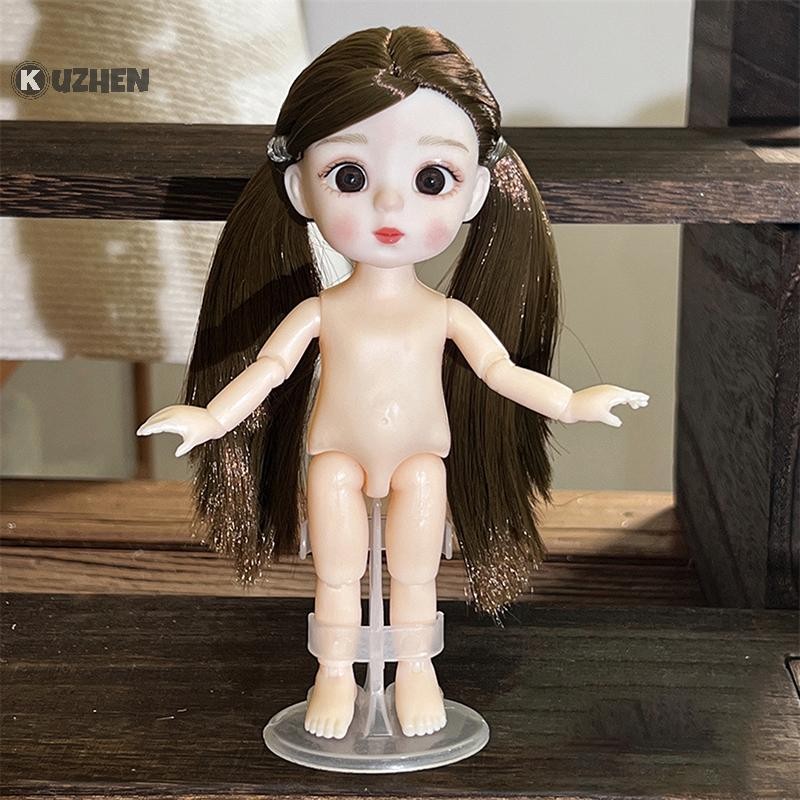 Kuzhen 1 Búp Bê 16cm Với Biểu Hiện Khác Nhau, Búp Bê BJD 1 / 8 Dễ Thương, 13 Khớp Di Chuyển Được Búp Bê Bé Gái Đồ Chơi HOT
