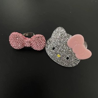 Nhẫn nơ mèo Nhật Bản y2k Hot Girl Ring