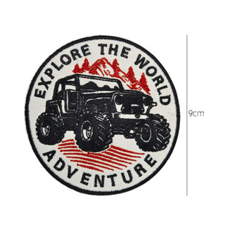 Patch xe địa hình Jeep_Off road_dã ngoại_phượt_dán quần áo _ba lô _tactical