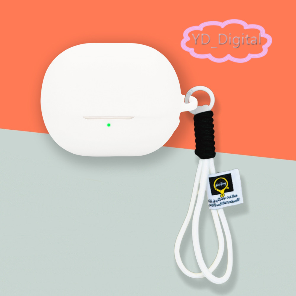 Thích hợp cho SoundPEATS PopClip Vỏ bảo vệ tai nghe bện màu trơn Dây ngắn Macaron Vỏ bảo vệ tai nghe silicon chống sốc