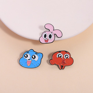 Thế Giới Tuyệt Vời Của Gumball Hoạt Hình Men Trâm Gumball Darwin Anais Nhân Vật Hoạt Hình Huy Hiệu Dễ Thương Cá Tính Pin Ba Lô Phụ Kiện Quà Tặng Cho Bạn Bè