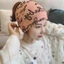 ESSENCEH Turban, Full Cover Ren Thêu Đầu Mũ, Bán Chạy Hợp Thời Trang Bao Tóc Trắng Co Giãn Sau Sinh Mũ Nữ