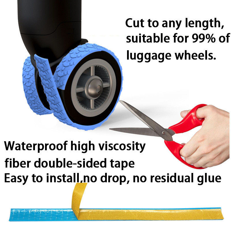 Vỏ Bọc Bảo Vệ Bánh Xe Bằng Silicon Chống Va Chạm Giảm Tiếng Ồn Tiện Dụng DIY