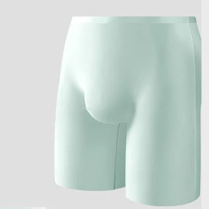 Quần Lót Nam Xu Hướng Thời Trang Đơn Giản Ice Silk Thể Thao Thể Dục Mỏng Chống Mài Mòn Chân Flat Góc Quần Thoải Mái Traceless B347