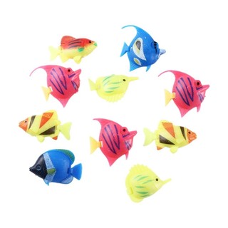 Nhựa Giả Cá Nổi Nhân Tạo Cá Mini Nhiệt Đới Cá Mô Phỏng Sống Động Phong Cảnh Bể Cá Trang Trí Phụ Kiện Thú Cưng 5 / 10 Chiếc