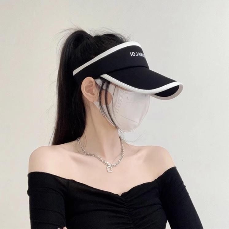Mũ lưỡi trai nửa đầu Chống Nắng  chống tia UV dáng thể thao cho nữ xinh xắn Phụ Kiện Đội Đầu