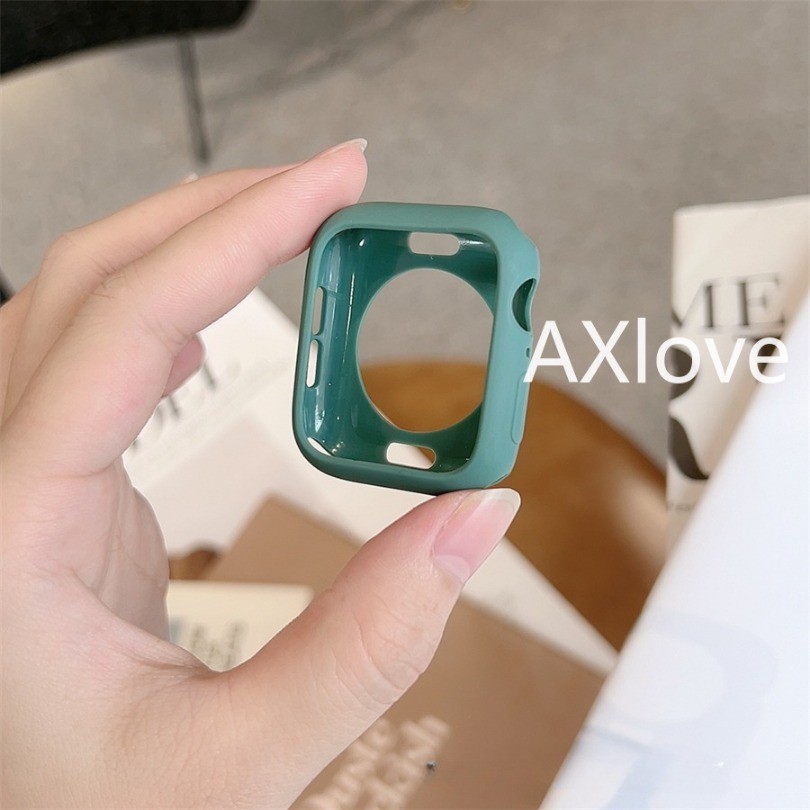 Ốp Lưng Silicon Mềm S11 Cho Apple Watch Cover Ultra 2 49mm 9 8 7 6 Se 4 8Ultra 45mm 42mm 38mm Bảo Vệ Cho Iwatch Series 944mm 40mm 41mm Ốp Lưng