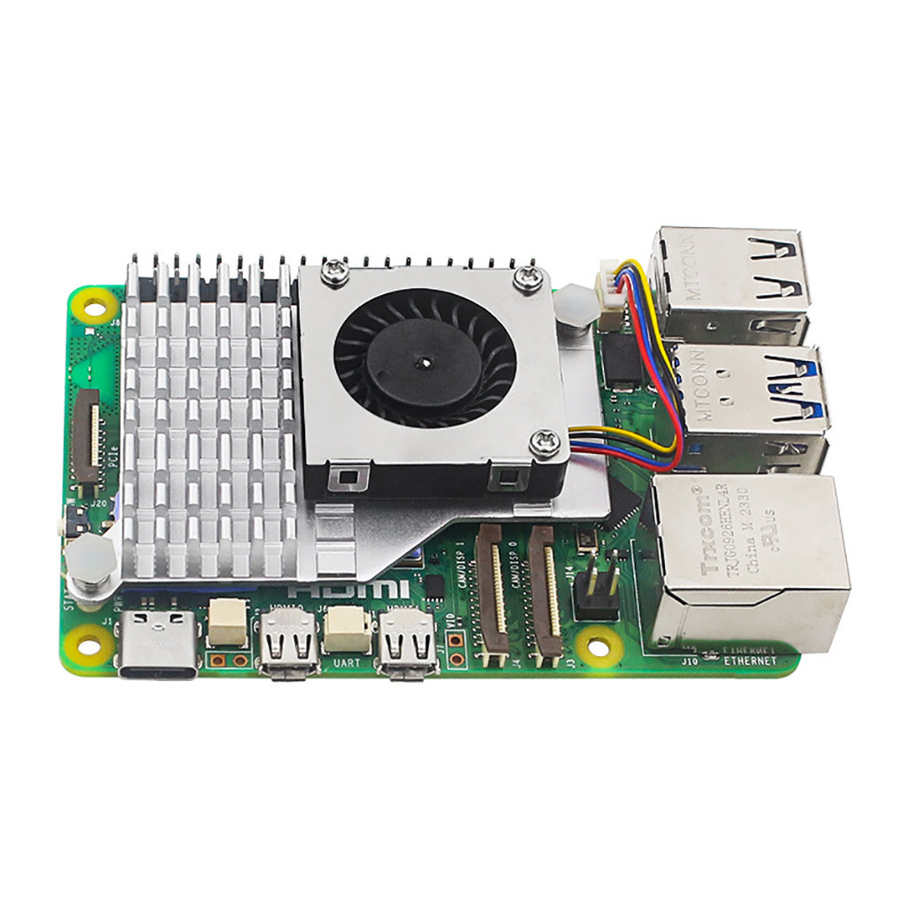 Jmt Nhôm Tản Nhiệt Quạt Tản Nhiệt Hoạt Động Làm Mát Cho Raspberry pi 5