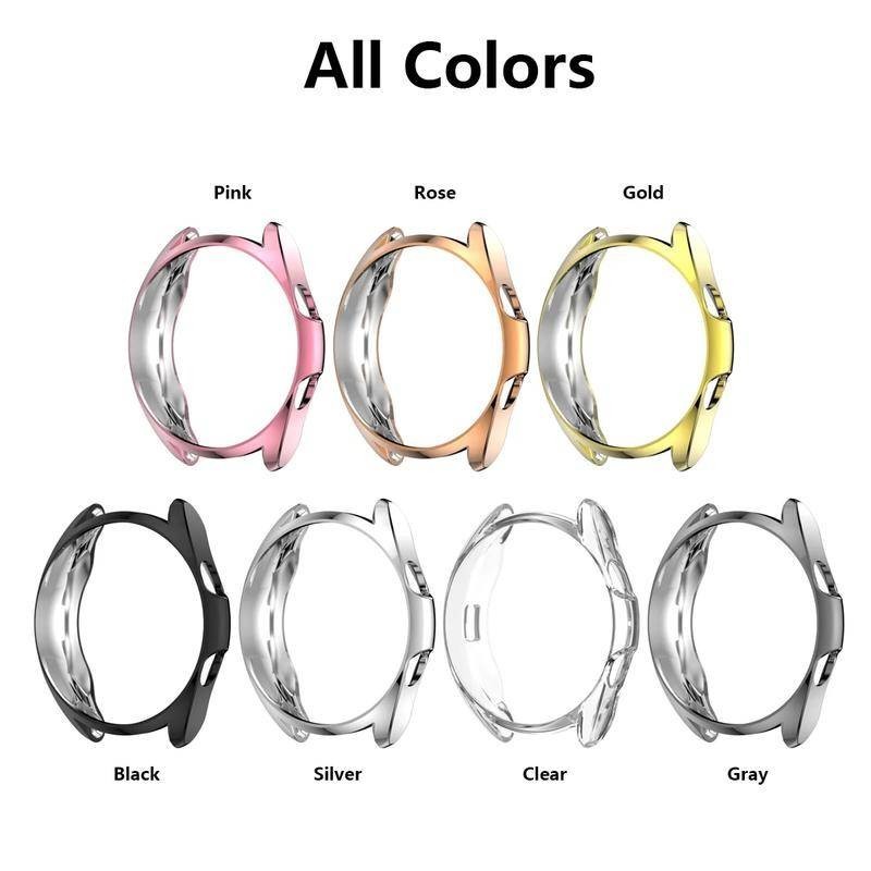 Samsung Watch3 Mạ Chất Lượng Cao TPU Mềm Đồng Hồ Thông Minh Dành Cho Samsung Watch 3 41mm 45mm Chống Vân Tay Chống Trầy Xước Đồng Hồ Ốp Lưng Bảo Vệ Màn Hình