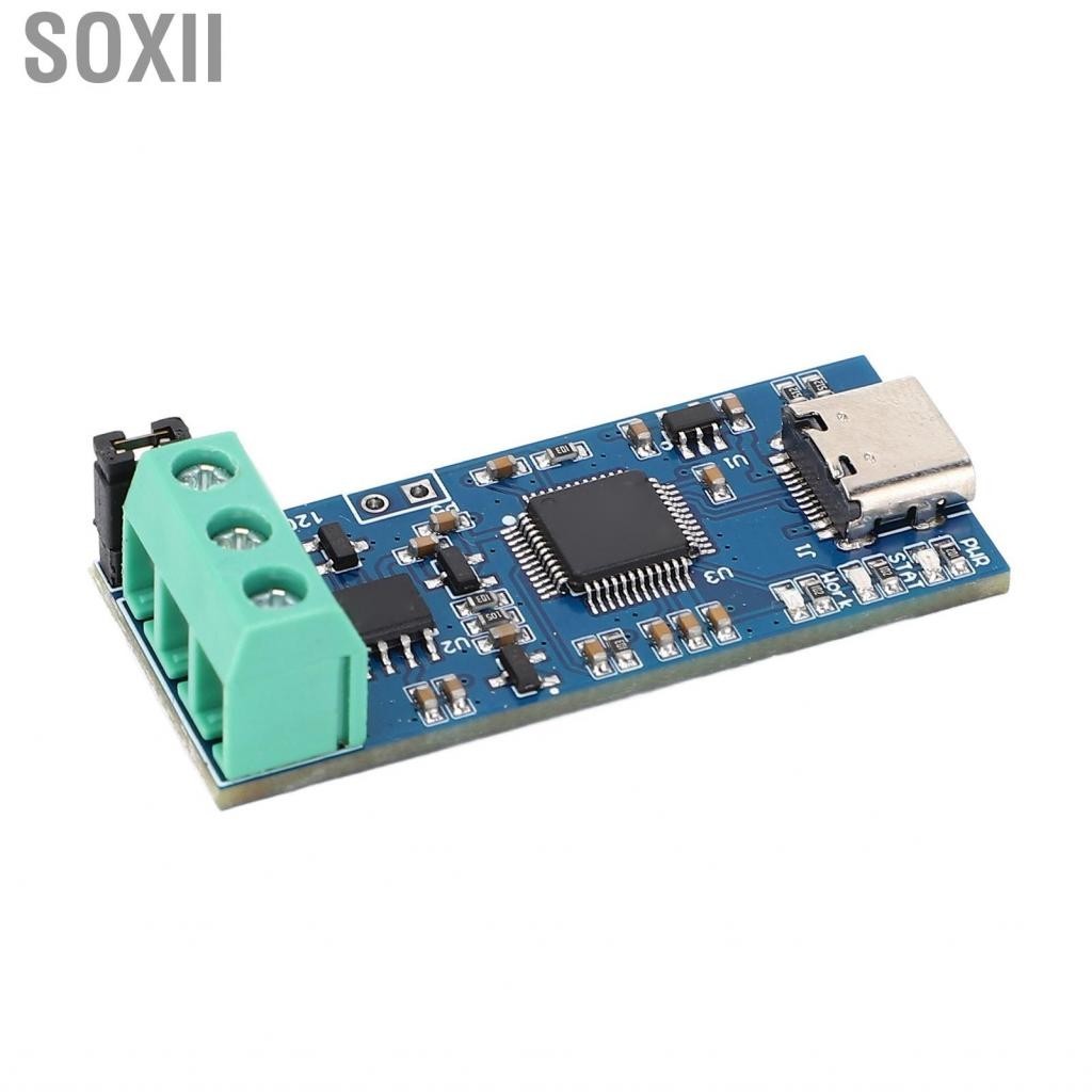 Soxii Mô-đun USB To CAN Dữ liệu nguồn mở Đèn LED 3 màu Bộ chuyển đổi 5V cho xe buýt