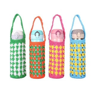 Risedot Túi Đựng Bình Nước / Điện Thoại Đan Len Tiện Dụng Mang Theo Cắm Trại