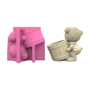 XGB 3D DIY Chậu Hoa Khuôn Silicon Bê Tông Khuôn Bình Cho Sân Vườn Nhà