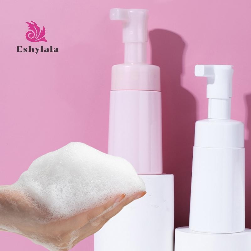 Chai tạo bọt 100 / 150 / 200ml Sữa rửa mặt di động Mousse Chai rỗng có thể đổ lại có nắp bụi Chai bơm xà phòng côn PET [MỚI]