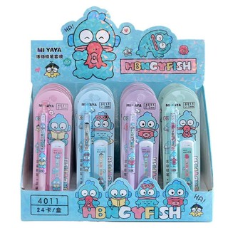 Set Bút Chì Bấm Kèm Ngòi Hình Cá Trề 2