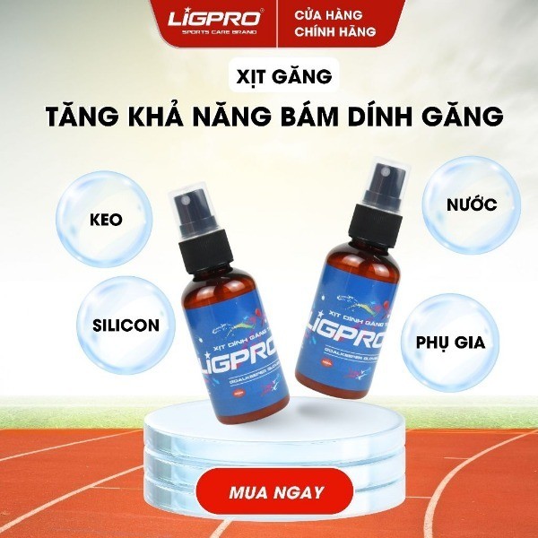 Xịt găng LIGPRO 50ml Tăng độ bám dính và cấp ẩm cho găng tay thủ môn Nguồn gốc thiên nhiên thethaochinhhang