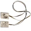 MOON Brown Scapulars Our Lady of Mount Carmel Pattern Vòng cổ sùng kính Công giáo