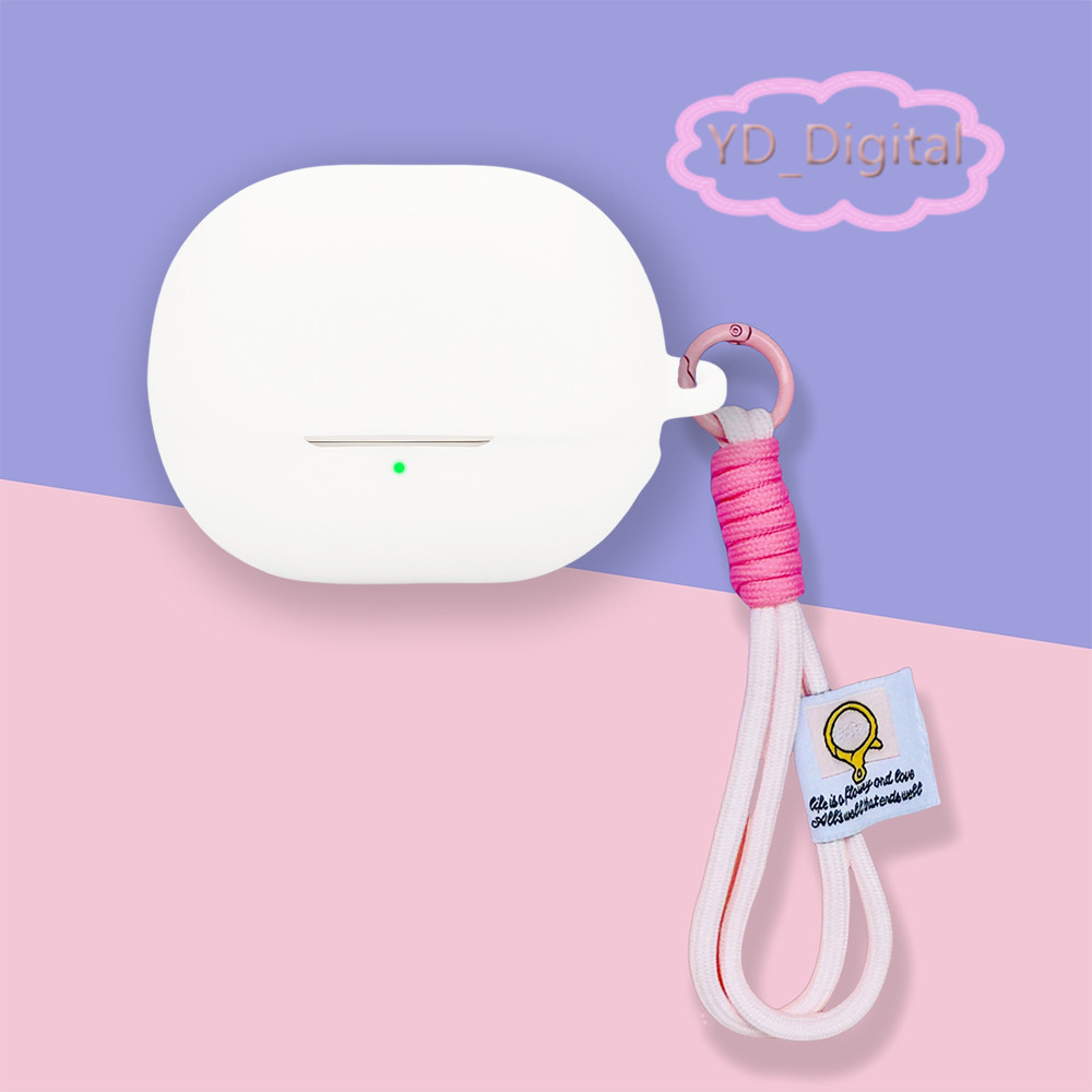 Thích hợp cho SoundPEATS PopClip Vỏ bảo vệ tai nghe bện màu trơn Dây ngắn Macaron Vỏ bảo vệ tai nghe silicon chống sốc