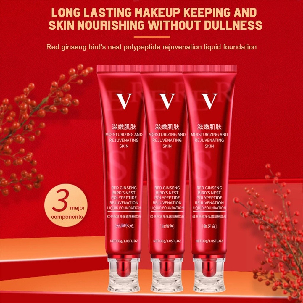 Learnever Đỏ Sâm Trẻ Hóa Chất Lỏng Nền Polypeptide Nền Chất Lỏng Nuôi Dưỡng Cao B5v9