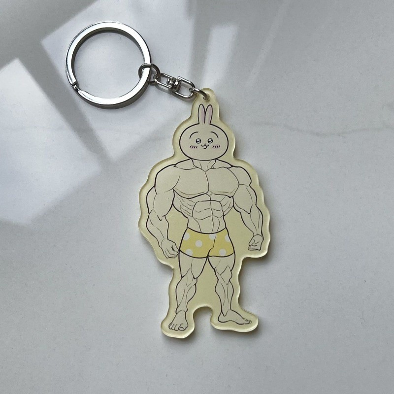 Chiikawa Móc Chìa Khóa Bằng acrylic Hình anime Dễ Thương