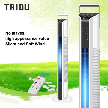 TAIDU Quạt điện hộ gia đình quạt sàn quạt lắc đầu không cánh quạt tháp im lặng