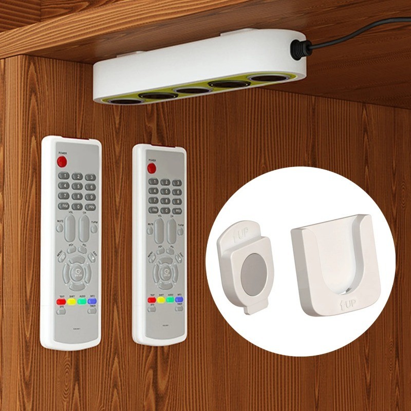 Móc điều khiển từ xa nam châm ​- Giá treo tường tự dính ​- Giá đỡ lưu trữ chống thất lạc ​- Để điều khiển từ xa, bảng nguồn và bộ định tuyến ​- Phụ kiện tổ chức văn phòng tại nhà