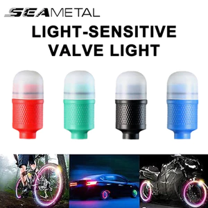 van xe phát sáng SEAMETAL Đèn cảnh báo nhấp nháy LED bánh xe ô tô