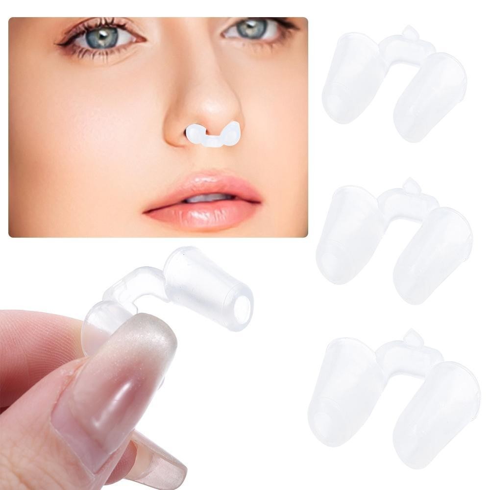YOKEY Nostril Hỗ trợ định hình, Kẹp mũi Silica Gel nâng mũi sau phẫu thuật, Định hình silicon trong suốt Điều chỉnh sửa mũi cong