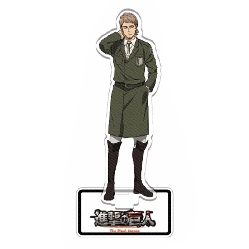 Mô hình Standee Attack on Titan Erwin Hange LEvi Eren Army Mikasa Jean Sasha 11 Phụ kiện trang trí để bàn góc học tập