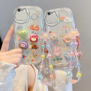 Ốp lưng IPhone 6 ốp lưng IPhone 6s ốp lưng IPhone 6s Plus ốp lưng IPhone 6 Plus Tương thích với IPhone Vỏ điện thoại silicon mềm dễ thương trong suốt TYNYGZ