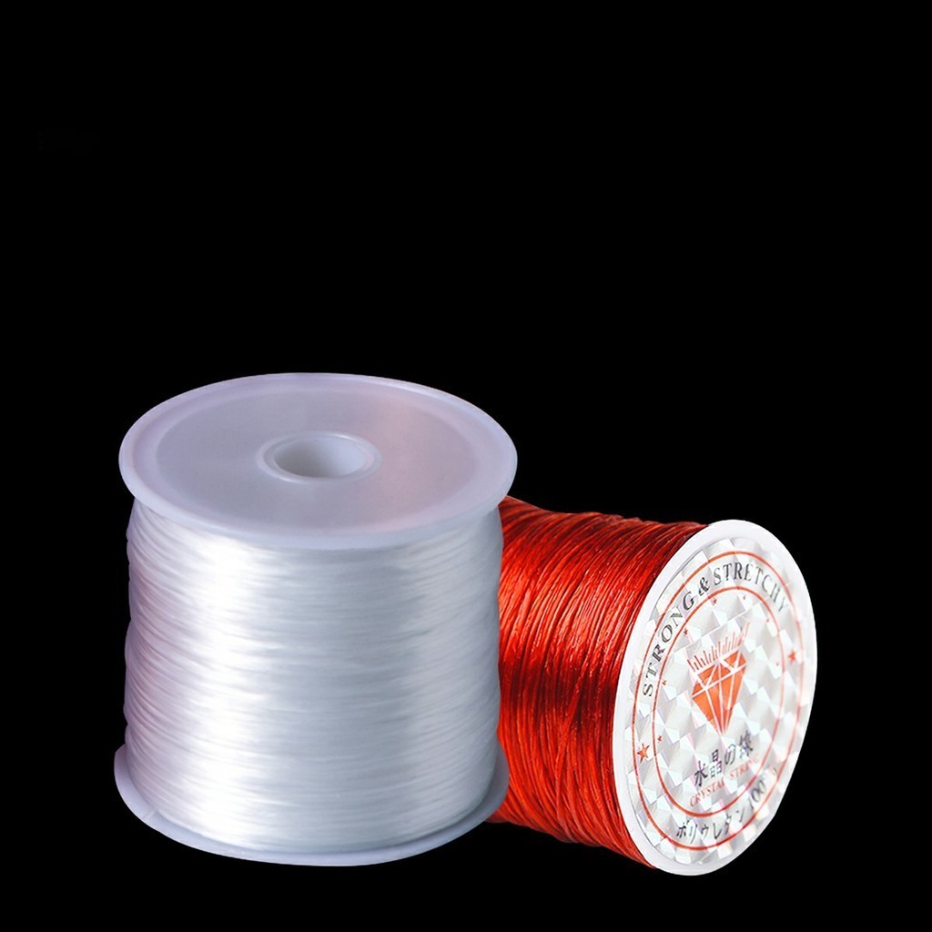 Dây co giãn xâu chuỗi hạt, dây cước lụa, thun co giãn xỏ vòng tay TOOLM