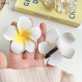 [Gazi1] Kẹp Tóc Hoa Plumeria Cho Nữ Cô Gái Kẹp Tóc Hoa Trứng Bên Ngọt Kẹp Tóc Barrettes Hawaii Đảng Phụ Kiện Tóc Boutique