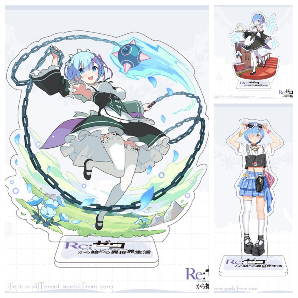 Móc Khoá, Standee, Tranh Kính Mô Anime Re:Zero Kara Hajimeru Rem Chibi ...