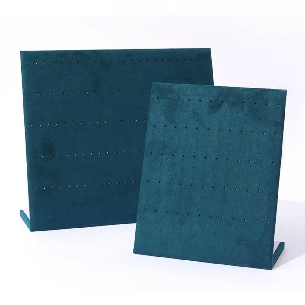 Kệ trưng bày bông tai AWNGD, Giá treo tai bằng gỗ, 12 / 24 Móc Flannel Giá đỡ bông tai lớn Đạo cụ trang sức