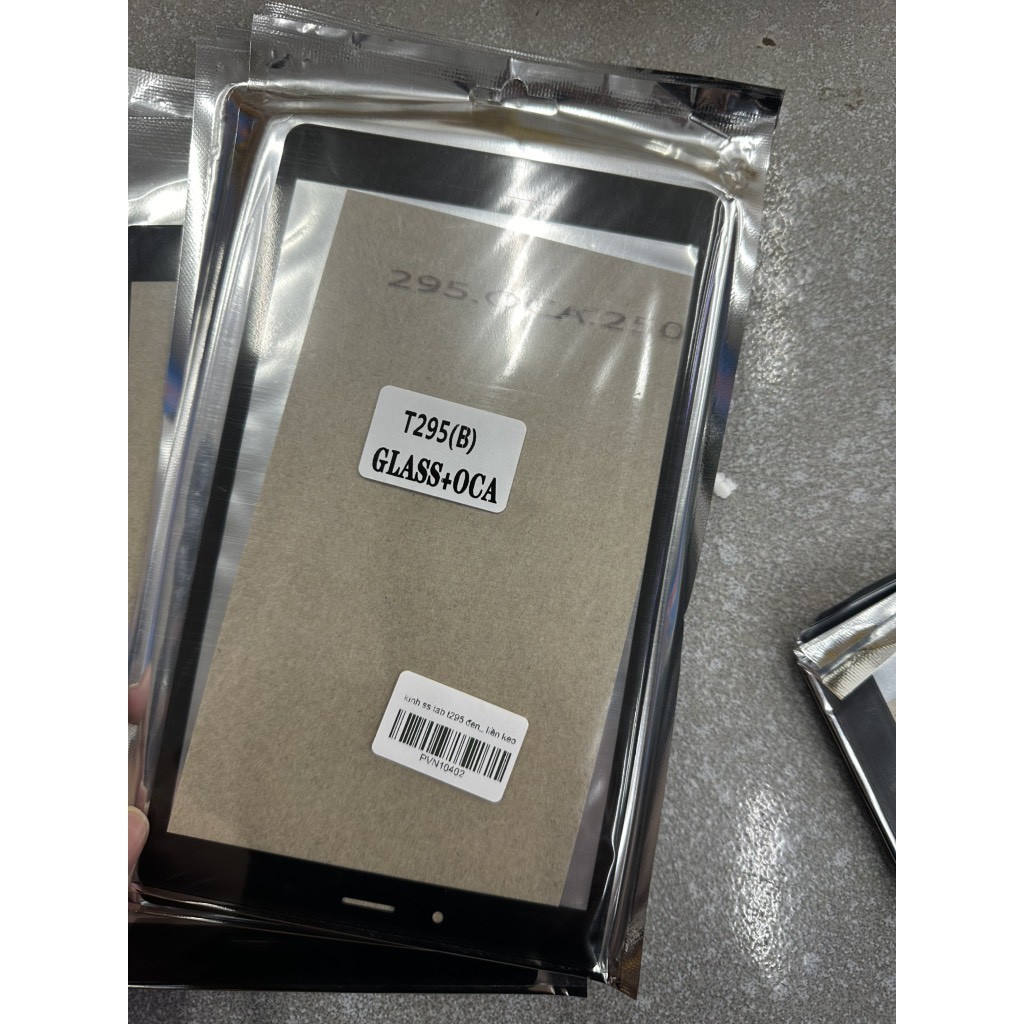 kính sam sung tab t295/t225/a7 lite liền keo dùng cho thợ ép kính