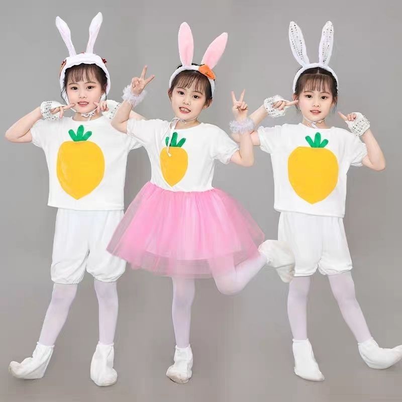 💕Chỗ💕 Quần Áo Trẻ Em Động Vật Múa 3 Đến 14 Tuổi Thỏ Nhỏ Trang Phục Quần Áo Cho Bé Gái Trới Lạ Halloween Giáng Sinh