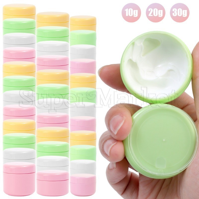Hộp đựng mỹ phẩm dưỡng da mặt du lịch - Lọ nhựa có nắp đậy - Bảo quản ...
