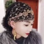 Mũ MONOSTYLE, Mũ Baotou thêu hoa, Mũ cầu nguyện mùa hè bằng vải Cotton thời trang dành cho nữ