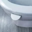 Tay cầm nắp bọc ghế ZENZON, Tay cầm nâng ghế vệ sinh bằng nhựa màu trắng, Giá đỡ Closestool Chống bẩn Thiết bị nâng nhà vệ sinh di động Du lịch
