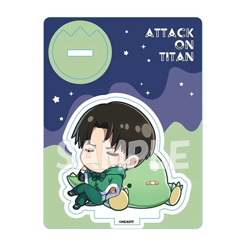 Mô hình Standee Attack on Titan Erwin Hange LEvi Eren Army Mikasa Jean Sasha 9 Phụ kiện trang trí để bàn góc học tập