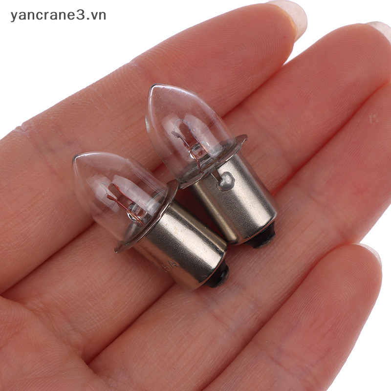 Bóng đèn thay thế đế P13.5S 2.4V–7.2V cho đèn pin/đèn làm việc, dòng 0.4A–0.75A