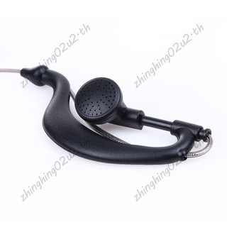 Tai nghe Mic 2 chân PTT màu đen cho đài phát thanh Kenwood QUANSHENG PUXING WOUXUN HYT TYT TH UV5R Tai nghe Phụ kiện tạo kiểu xe hơi