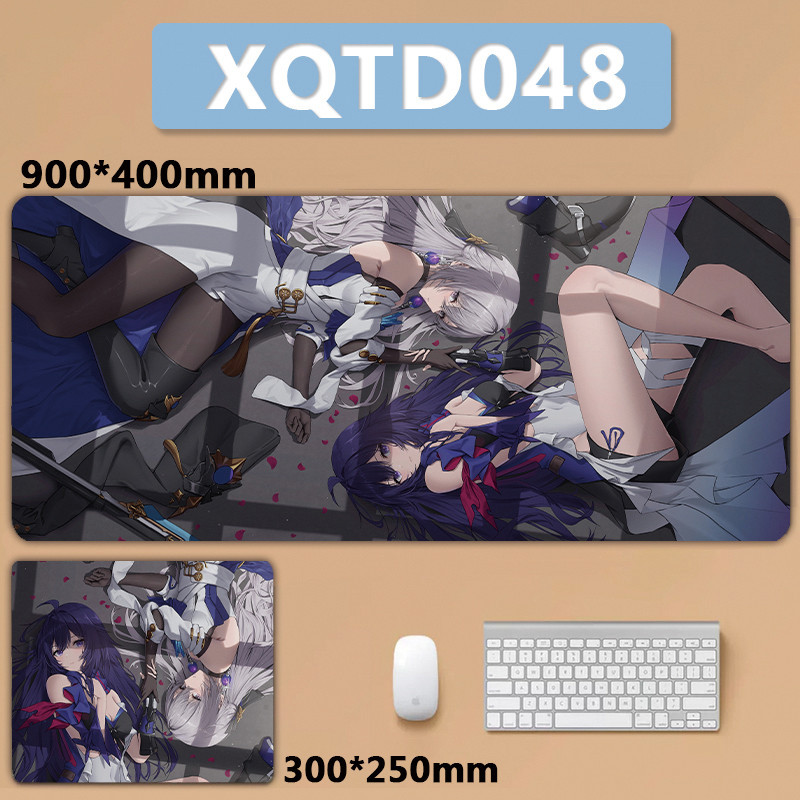 90x40cm Honkai Star Rail Honkai Impact 3rd Seeleei XXL Lớn Mousepad Bàn Phím Miếng Lót Chuột Miếng Lót