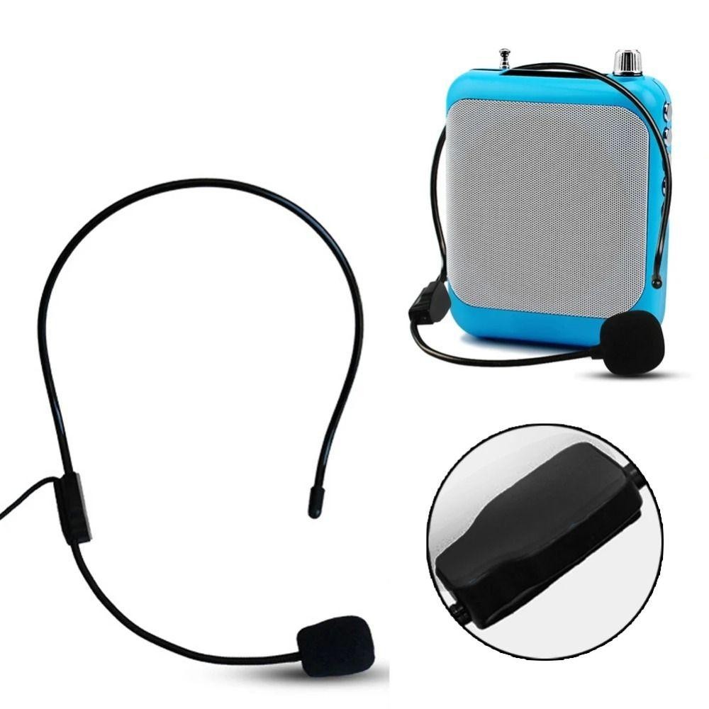 Micro có dây MONOSTYLE, Micrô tai nghe linh hoạt di động, Loa sân khấu giảng dạy Bài phát biểu phỏng vấn phích cắm 3,5 mm Mic