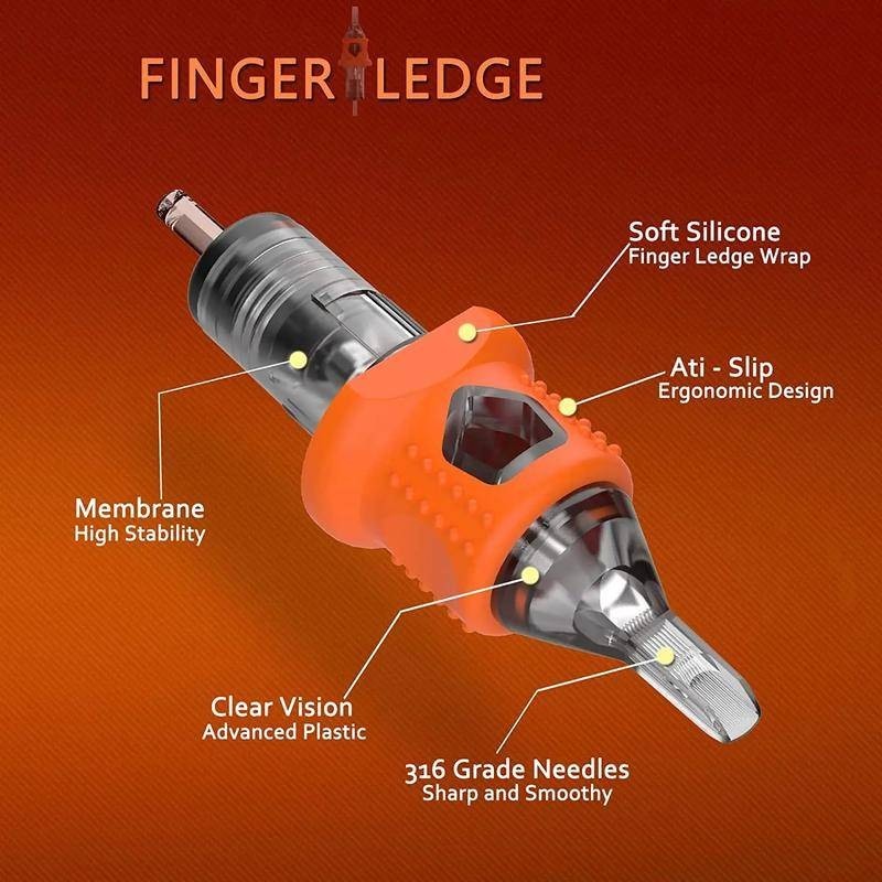INKIN Silicone Hình Xăm Hộp Kim Hình Xăm Kim Màng An Toàn Cho Máy Xăm Hộp Mực