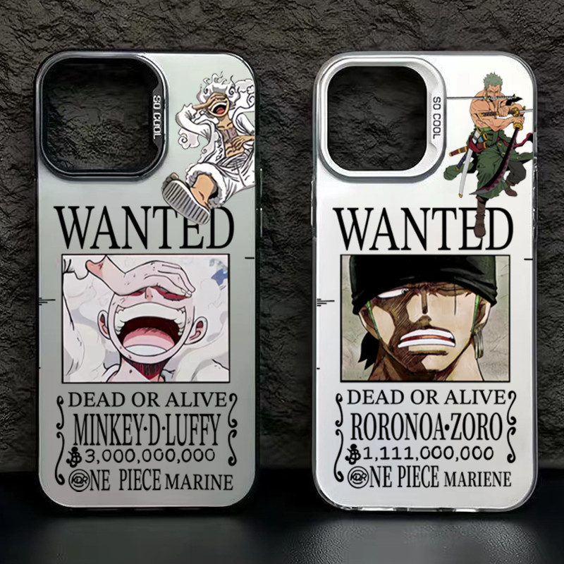 Dành Cho iPhone 11 12 13 14 15 Pro Max XR X XS Max 7 8 Plus One Piece Anime Luffy Gear 5 Vỏ Cứng Mờ Chống Sốc