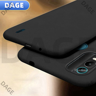 Dage Cho Nokia C21 Plus Ốp Lưng Mềm Đá Sa Thạch Siêu Mỏng Chống Mồ Hôi Chống Trơn Trượt Mặt Sau Vỏ Điện Thoại
