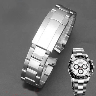 Dây Đeo Tay Rolex 20mm 40mm Khóa Gài Bằng Thép Không Gỉ Cho Đồng Hồ