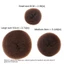 DELMER Hair Bun Donut, Kẹp Tóc 3 Màu Tóc Bun Maker, Phụ Kiện Tóc Thời Trang Thanh Lịch DIY Dễ Dàng Nhẫn Lớn Bé Gái Nữ