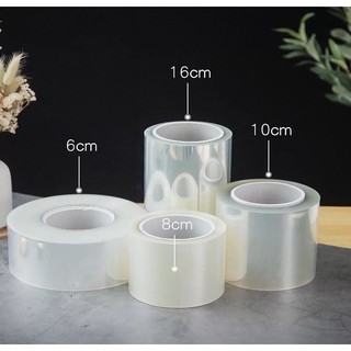 Cuộn 1kg Mica Trong Suốt Bọc Thành Bánh Mouse, Màng Mica Quấn Thành Bánh Trang Trí Bánh